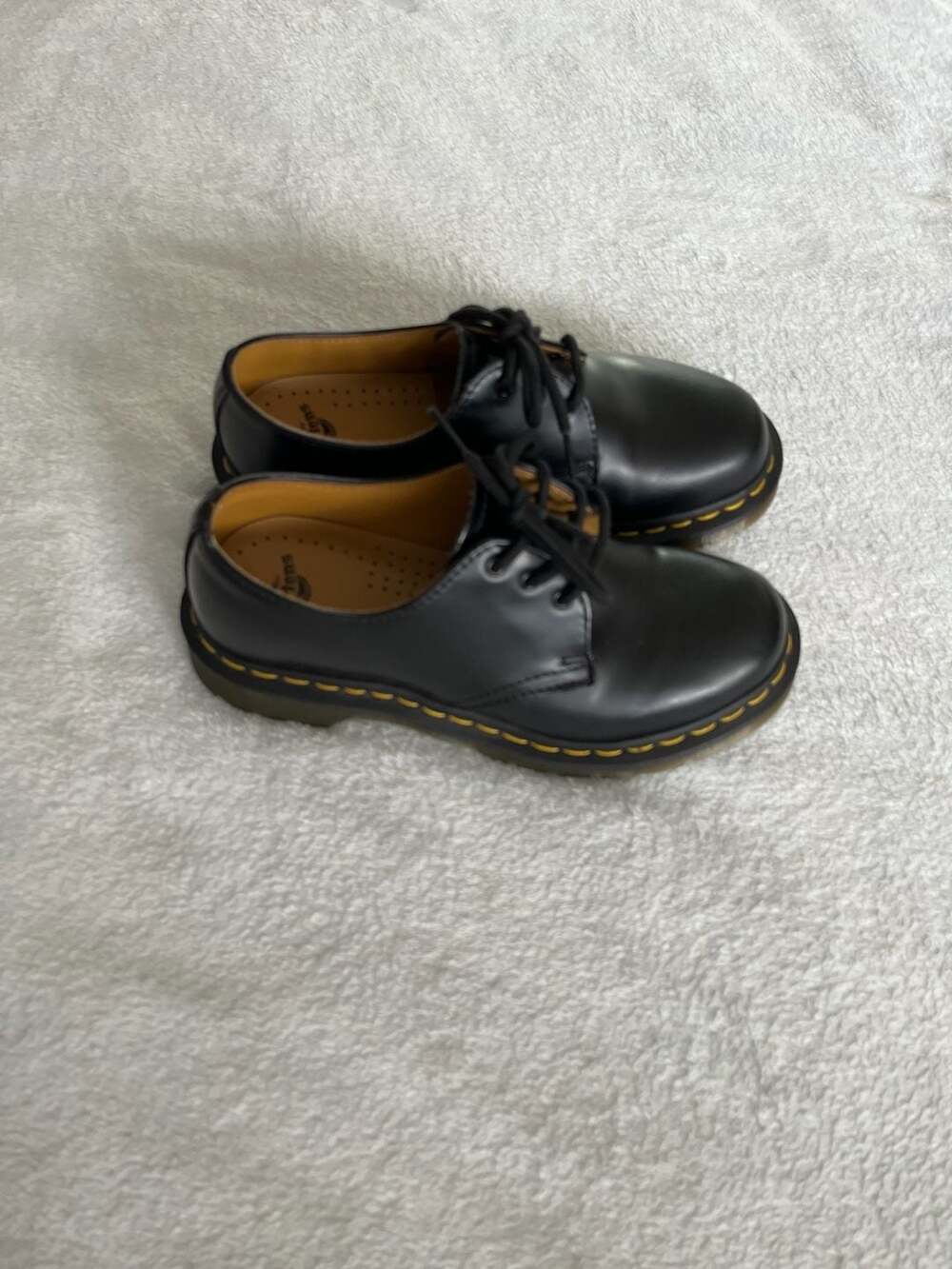 Dr. Martens 1461 Smooth Leather 3-Eye Shoes Black Size US Women's 8 / Men's 7/ U - Picture 4 of 6